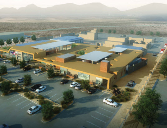 Eastside Overhead View Rendering - image