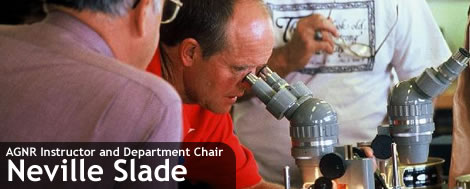 Sustainable Sciences - photo of Neville Slade - Department C